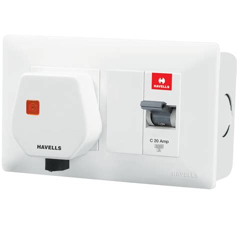 havells box 25 3 pin socket